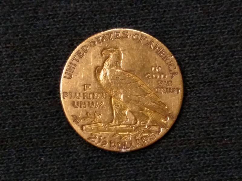 1914 Two and One Half Dollars India...