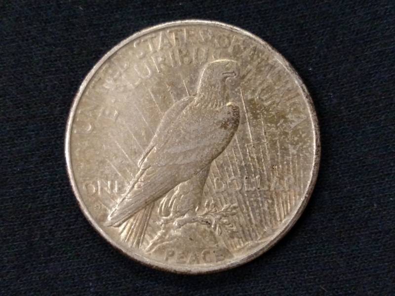 1926 S Peace Silver Dollar, Toning ...