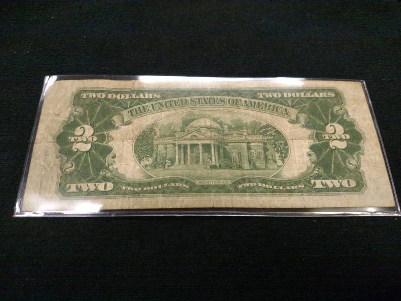 1928 D Two Dollars Red Seal Note...