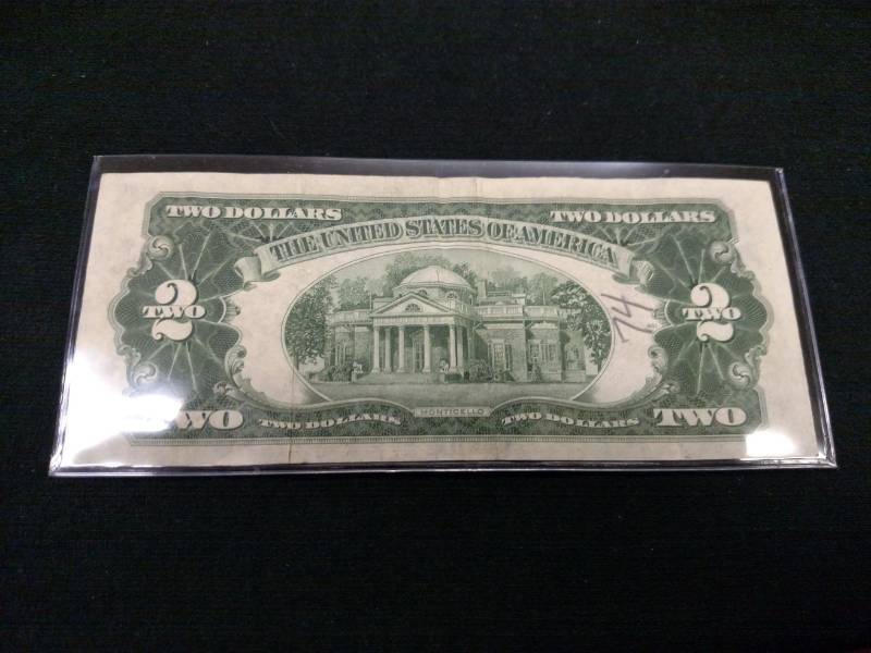 1953 B Two Dollars Red Seal Note...