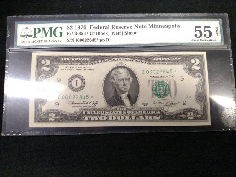 1976 Two Dollars Federal Reserve St...