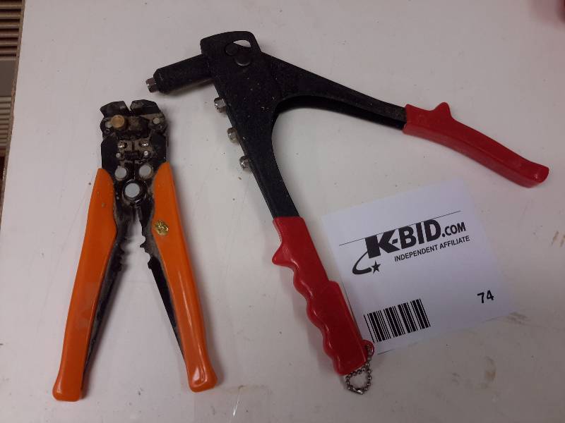 lot 74 image: 2 Rivet Tools