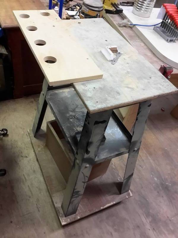 lot 81 image: Rolling Workshop Table