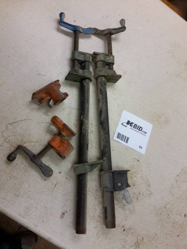 lot 92 image: 2 Pipe Clamps