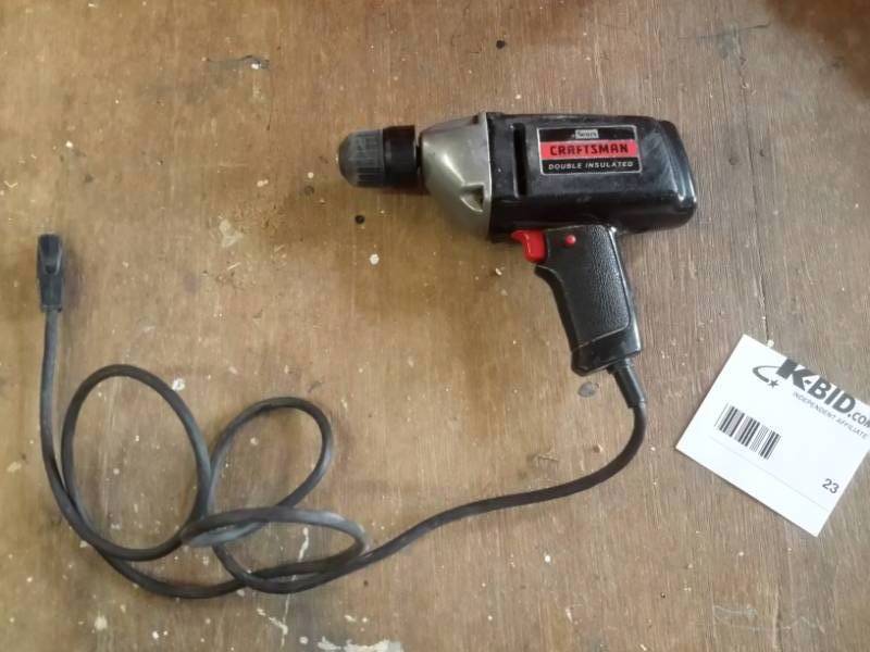 lot 23 image: Craftsman 38 Drill