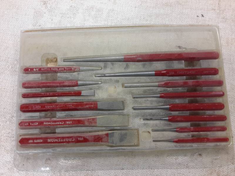 Craftsman punch and chisel outlet set