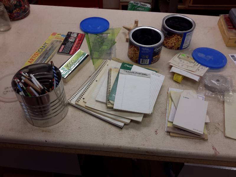 lot 113 image: Large Lot of Scratch Paper and Writing Devices