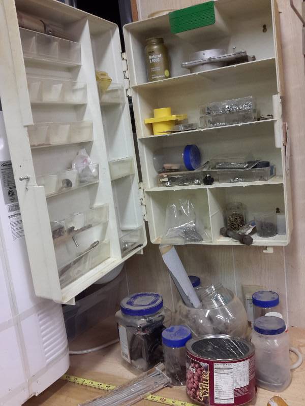 lot 118 image: Various Hardware, Please See Close-Ups (The Cabinet is NOT Included)
