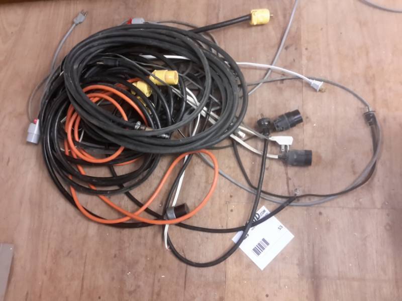 lot 53 image: Lot of Various Cords, Please See Close-Ups