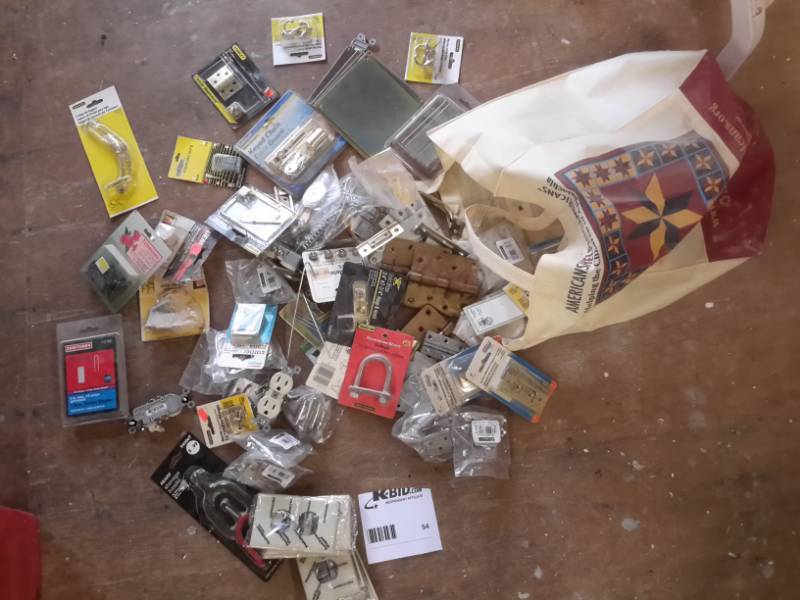 lot 54 image: Large Lot of Mostly Unused Hardware, Please See Close-Ups