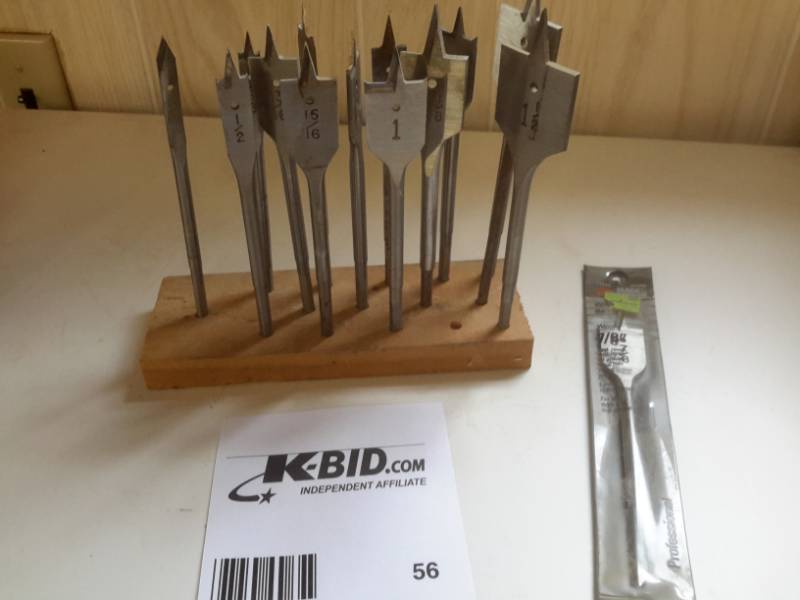 lot 56 image: Spade Wood Bits, Please See Close-Ups