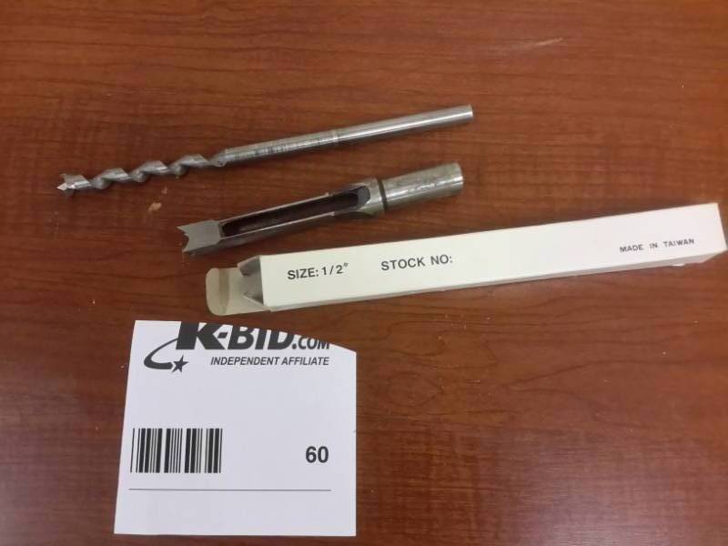 lot 60 image: Wood Drill Bit with Housing Attachment