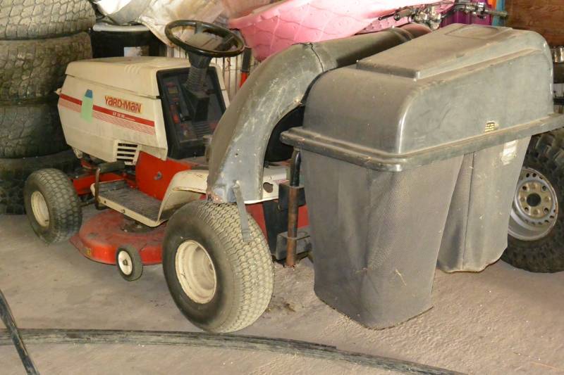 lot 4 image: Mower, ran and mowed this spring...