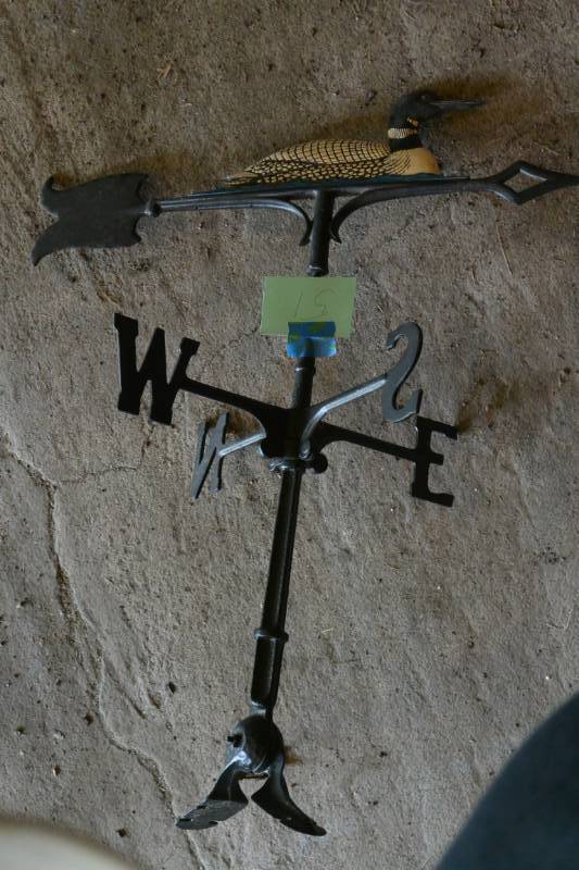 lot 51 image: Loon weather vane, new...