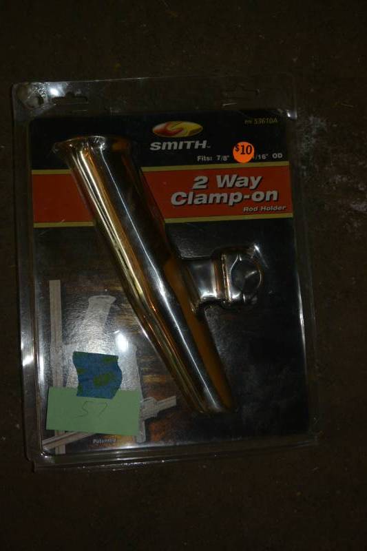 lot 57 image: Rod holder, new...