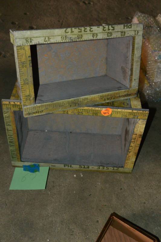 lot 67 image: Shadow boxes, new...