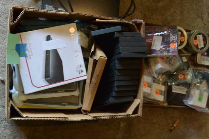lot 93 image: Phone cases, DVD writer, fidget spi...