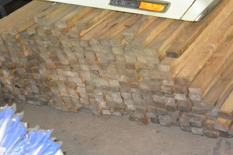 lot 129 image: New lumber, 2 x 3  7 foot long, 35...