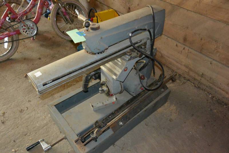lot 130 image: Radial arm saw...