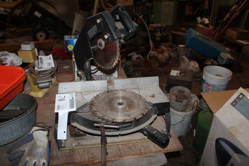 lot 78 image: Sears 10in. Motorized Miter Saw