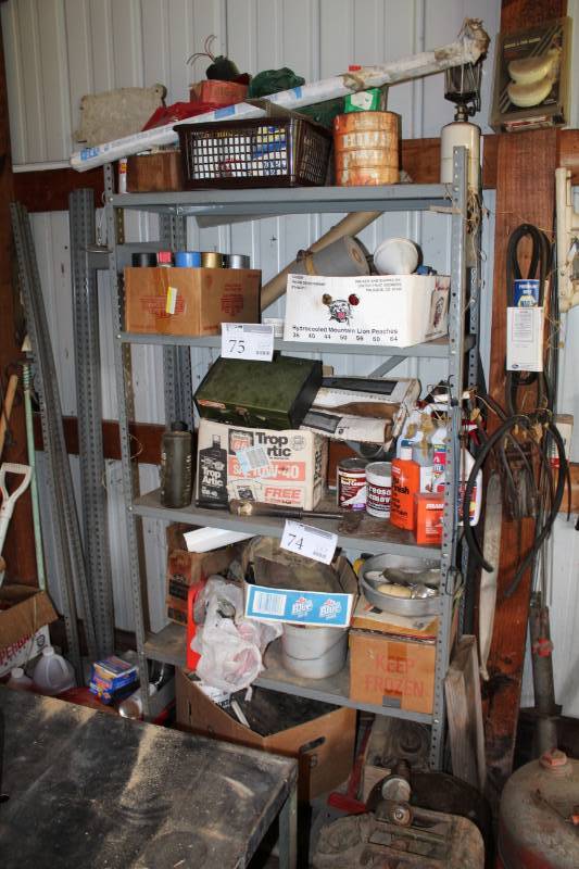 lot 75 image: Utility Shelf w 4-Extra Uprights