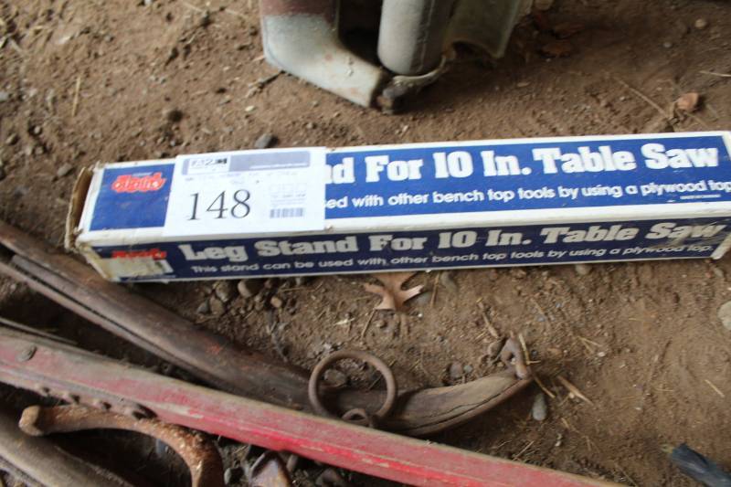 lot 148 image: Leg Stand For 10in. Table Saw