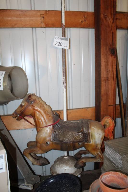 lot 220 image: Carousel Horse