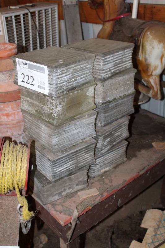 lot 222 image: Lot of (10) Glass Bricks