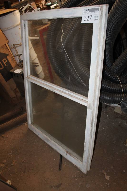 lot 327 image: Lot of (2) Glass Window Panes
