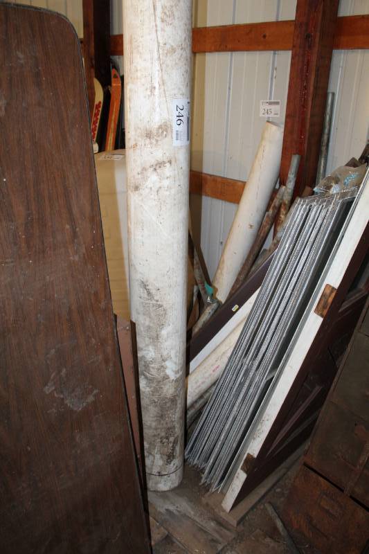 lot 246 image: Lot of (2) PVC Pipes