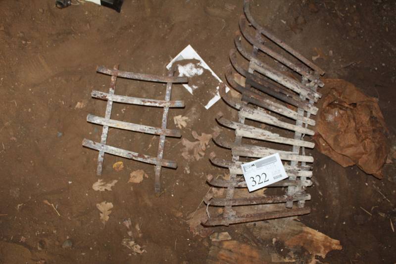lot 322 image: Lot of (2) Custom Log Racks