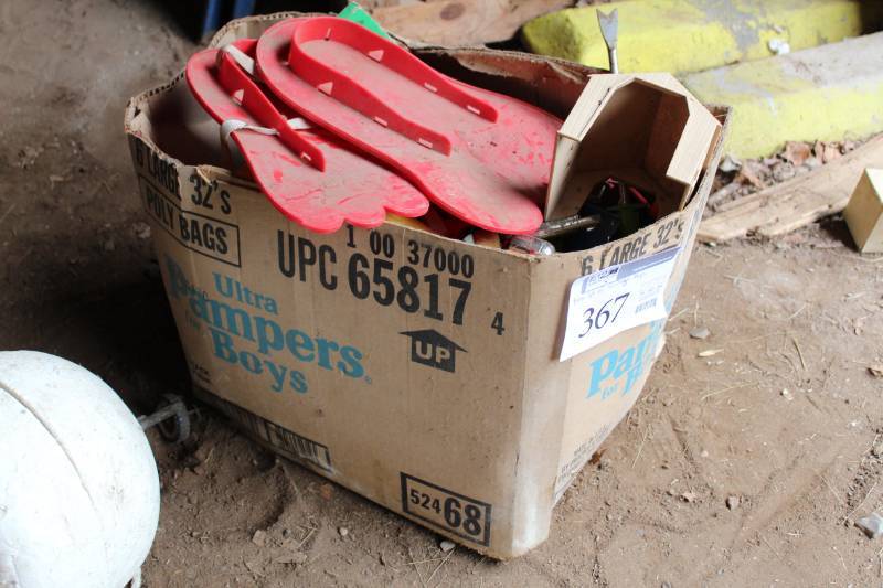 lot 367 image: Vintage Toys - Metal Trucks, And More