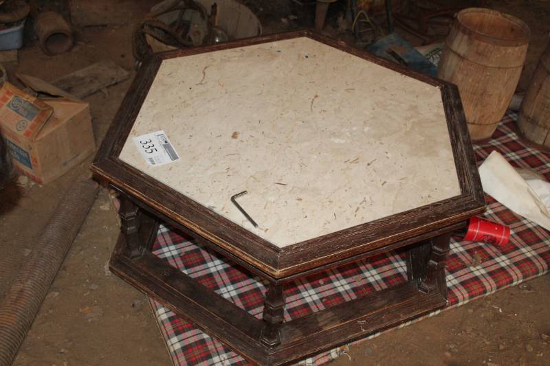 lot 335 image: Hexagon Coffee Table