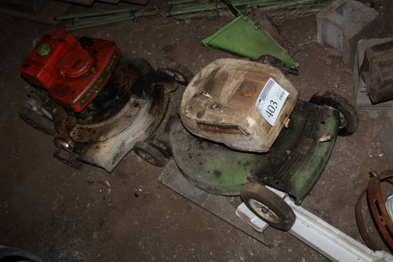 lot 403 image: Lot of (2) Lawn Mowers - Parts