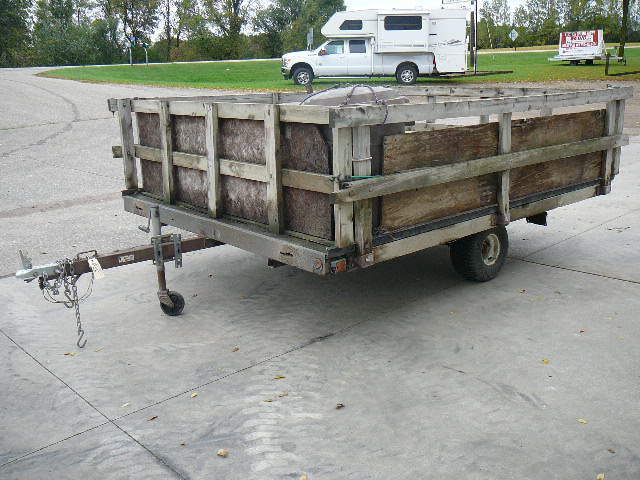 Utility Trailer with Sides