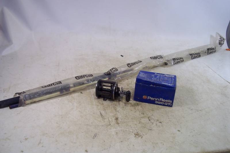 Penn Reel 320 Gti with Abu Garcia 86 Rod Unused