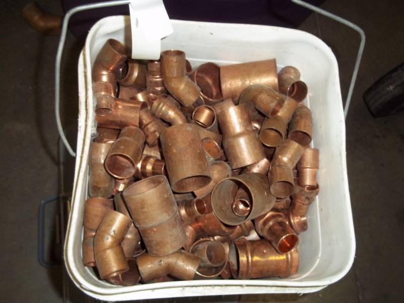 35 Pounds of Copper Fittings