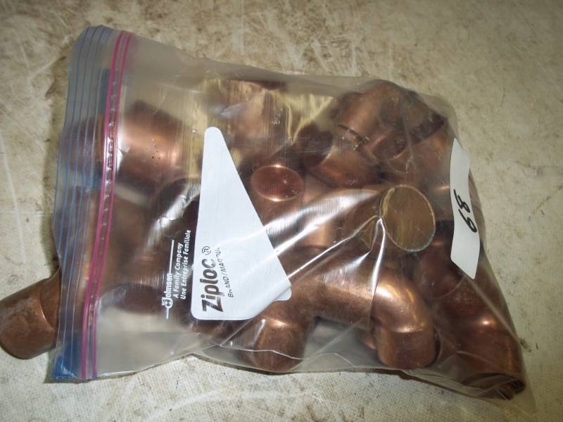 7 Pounds of Copper Fittings