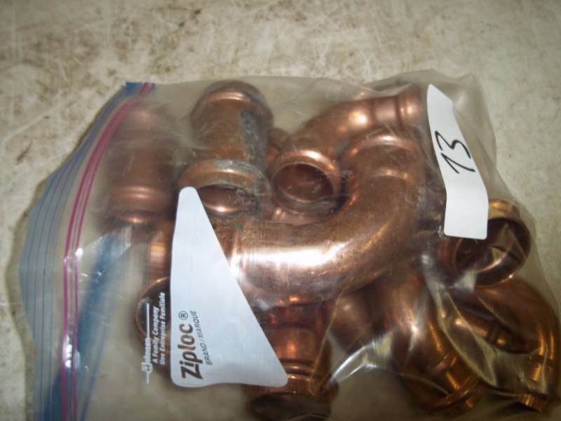 5 Pounds of Copper Fittings