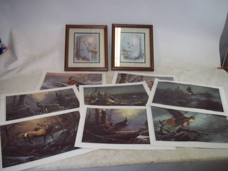 8 Prints and 2 Framed Prints