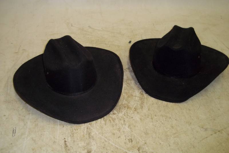 Pair of Felt Cowboy hats