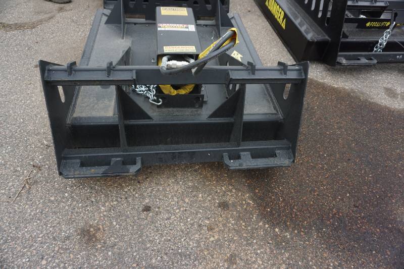 lot 9 image: Universal Mount Bobcat Cat Skid Loader Skid Steer 48 Brush Hog Attachment