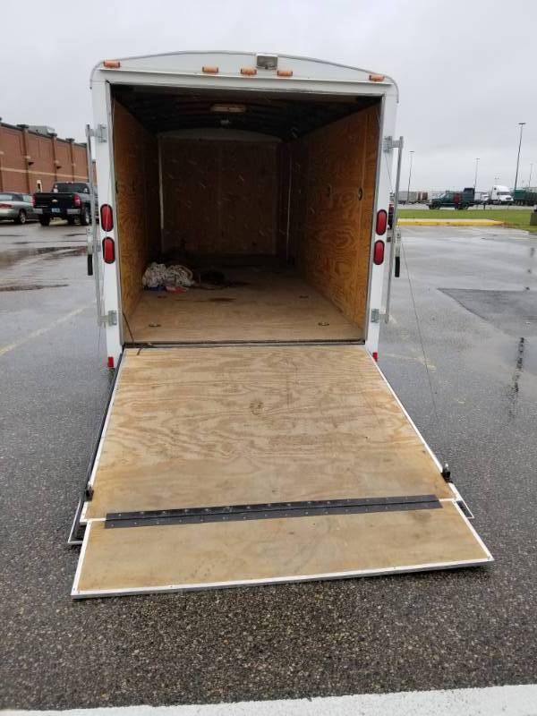 18 Haulmark White Enclosed Trailer