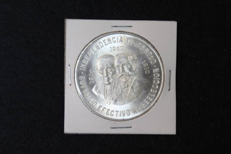 lot 13 image: 1960 150th Anniversary of the War of Independence, 10 Pecos Coin