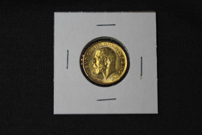 lot 25 image: 1917 INDIA GOLD SOVEREIGN GEORGE V