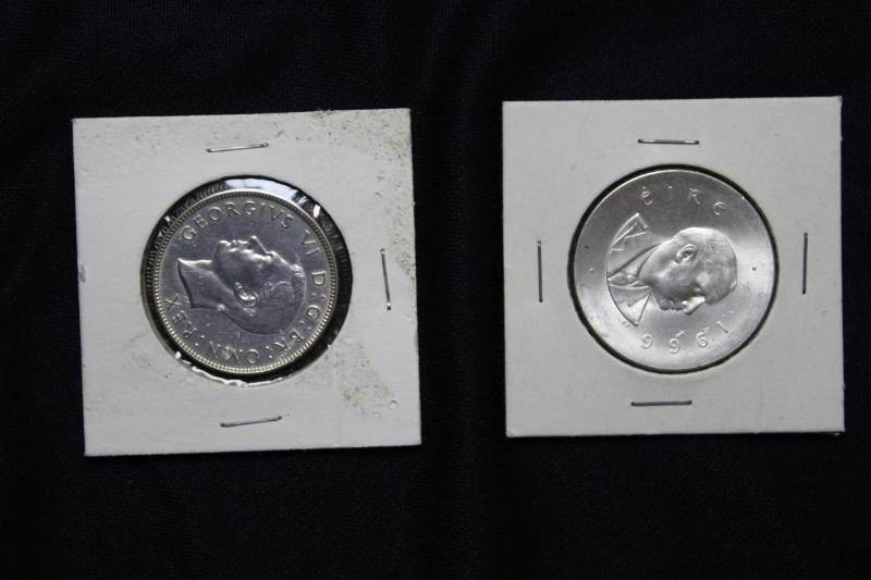 lot 53 image: Lot of (2) European Coins