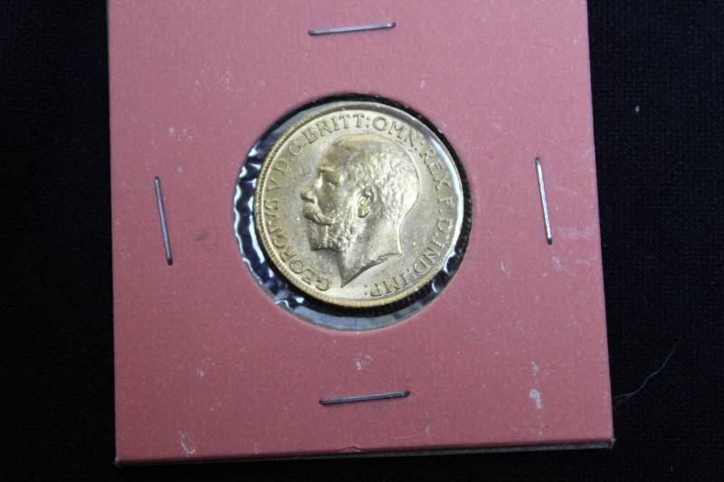 lot 70 image: 1912 INDIA GOLD SOVEREIGN GEORGE V