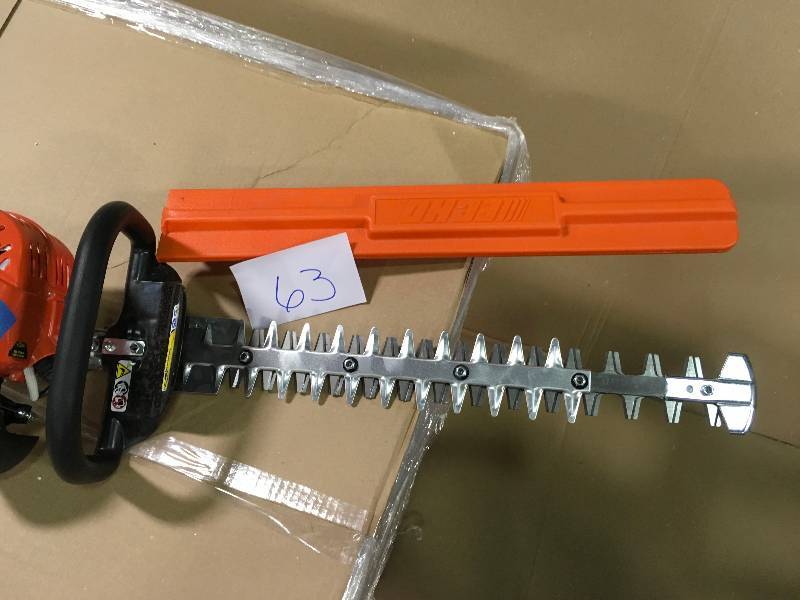 lot 63 image: ECHO HC-152 20-Inch 21.2 cc Gas Hedge Trimmer in working conditions
