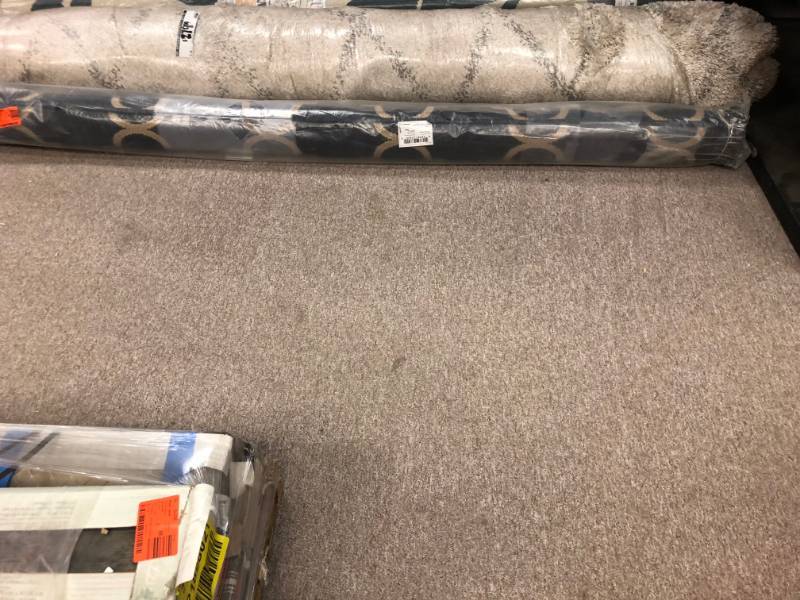 lot 122 image: Hampton Bay Trellis ReversibleCape Cod Blue 7 ft. 5 in. x 10 ft. 8 in. IndoorOutdoor Area Rug RGAR055475