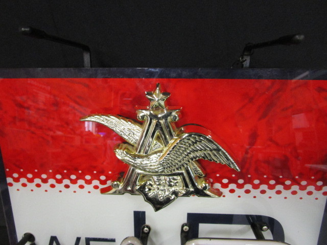 lot 12 image: Anheuser Bush Neon Sign